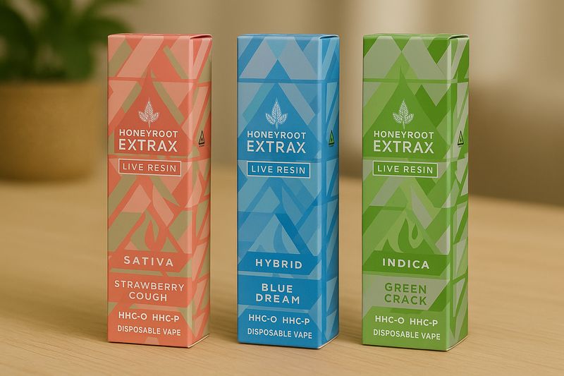 Honeyroot Extrax HHC + HHCO + HHCP Disposables In Pakistan
