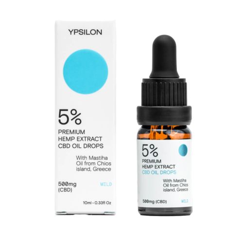 Ypsilon 5% MILD CBD Oil with Chios Mastic Oil Price