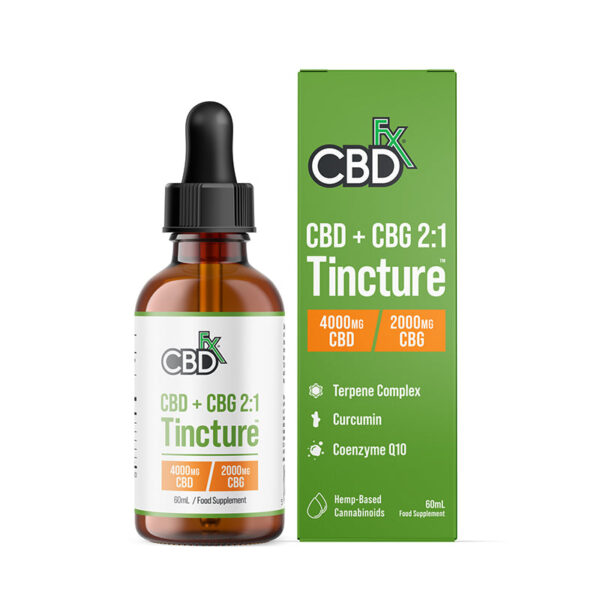 CBD + CBG Oil Wellness Tincture 1000-4000mg - Image 2